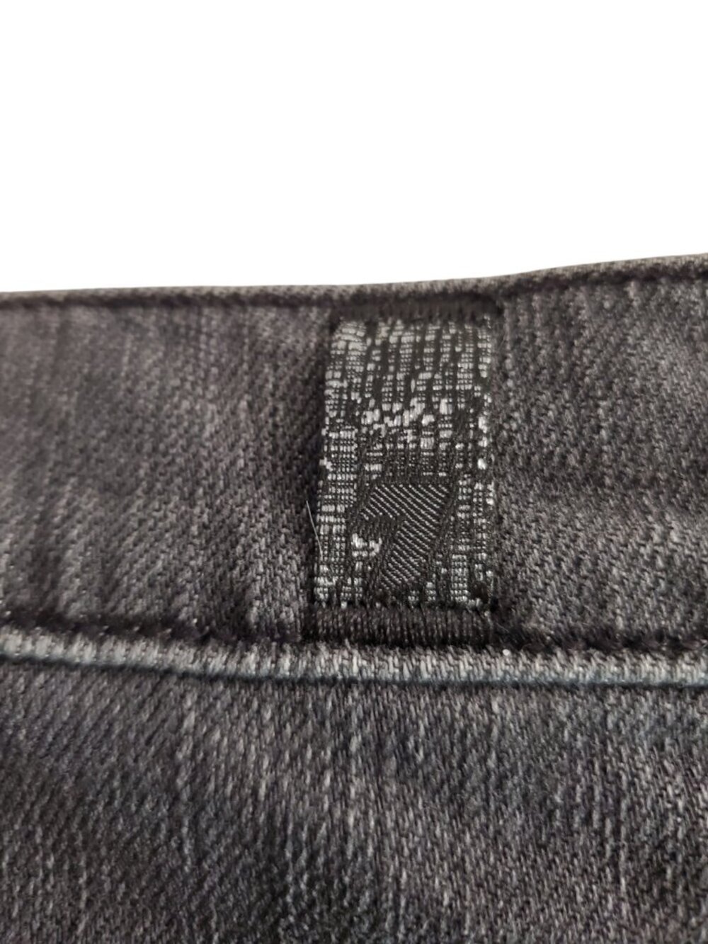 7 For All Mankind Jeans Josefina Skinny Boyfriend Buttonfly Jeans |Gray Wash - Picture 14 of 14